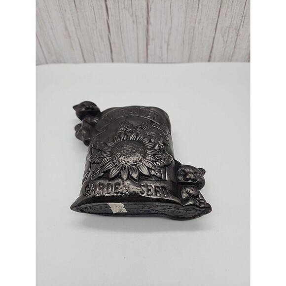 Ceramic Sunflower Seed Bag & Kittens Vase Pen Holder Planter - Picture 12 of 12